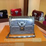 Top Quality L---V Wynwood Silver Monogram Vernis Patent Leather Handbag